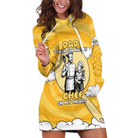 Chef Fathers Day Hoodie Dress Dad You're The Master Chef In My Heart