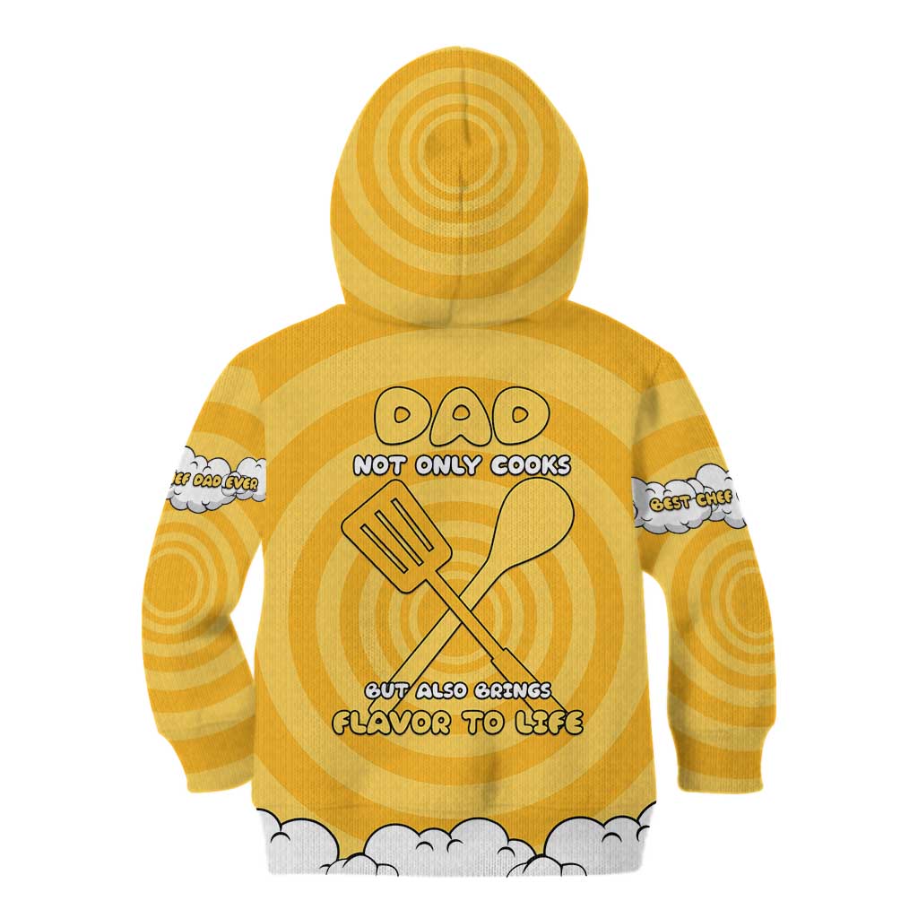 Chef Fathers Day Kid Hoodie Dad You're The Master Chef In My Heart