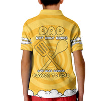 Chef Fathers Day Kid Polo Shirt Dad You're The Master Chef In My Heart
