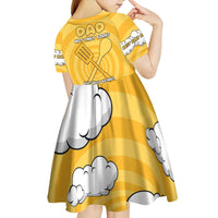 Chef Fathers Day Kid Short Sleeve Dress Dad You're The Master Chef In My Heart