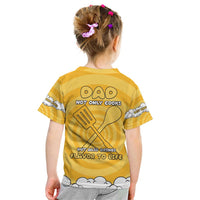 Chef Fathers Day Kid T Shirt Dad You're The Master Chef In My Heart