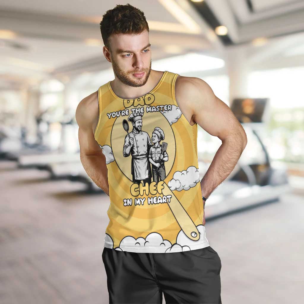 Chef Fathers Day Men Tank Top Dad You're The Master Chef In My Heart