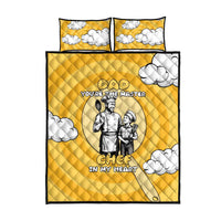 Chef Fathers Day Quilt Bed Set Dad You're The Master Chef In My Heart