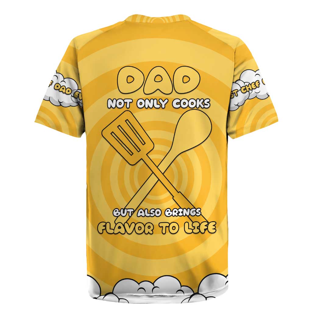 Chef Fathers Day Rugby Jersey Dad You're The Master Chef In My Heart