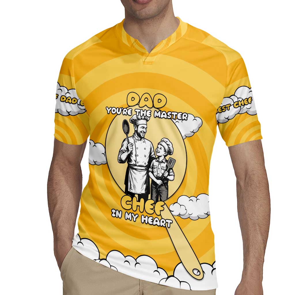 Chef Fathers Day Rugby Jersey Dad You're The Master Chef In My Heart