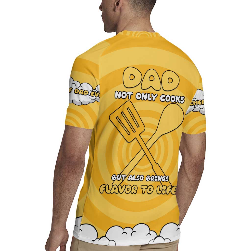 Chef Fathers Day Rugby Jersey Dad You're The Master Chef In My Heart