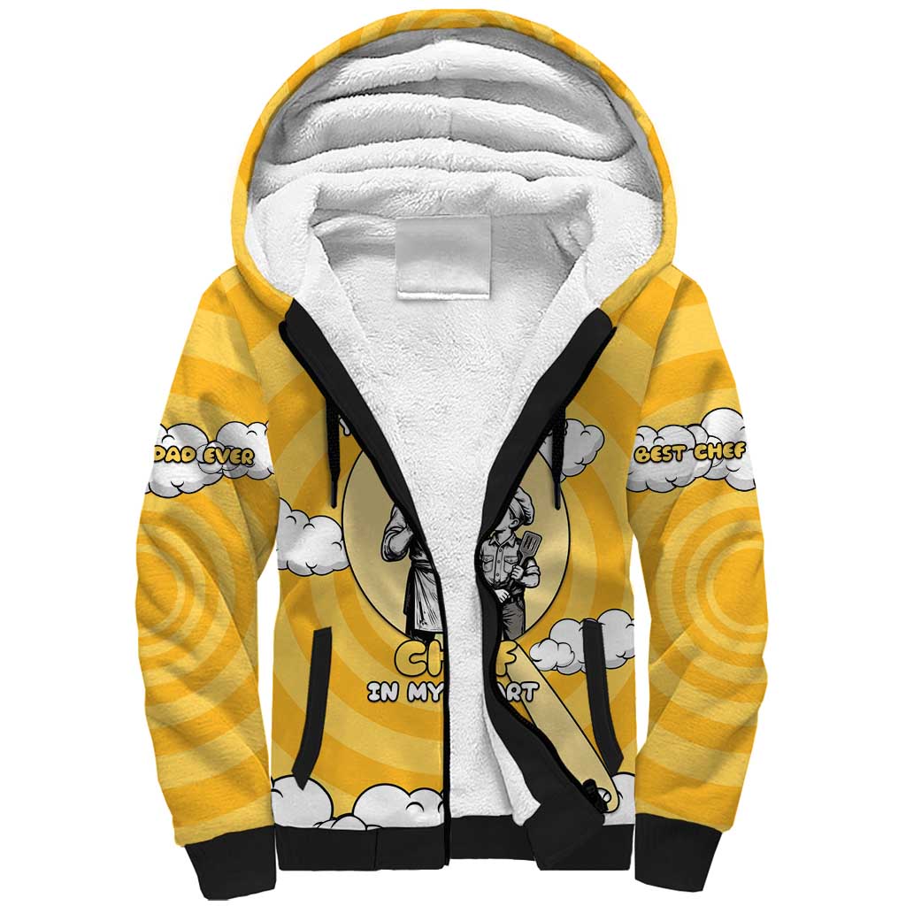 Chef Fathers Day Sherpa Hoodie Dad You're The Master Chef In My Heart