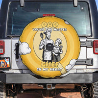 Chef Fathers Day Spare Tire Cover Dad You're The Master Chef In My Heart
