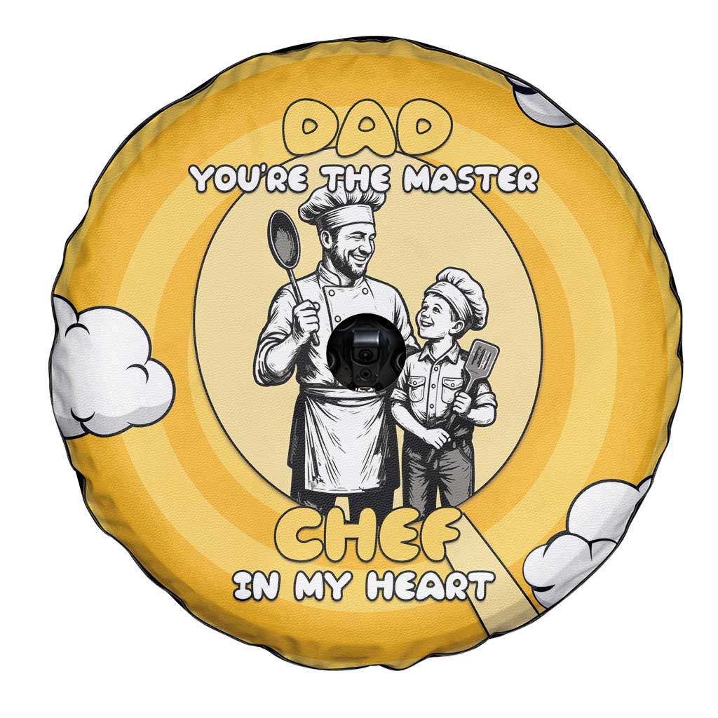 Chef Fathers Day Spare Tire Cover Dad You're The Master Chef In My Heart
