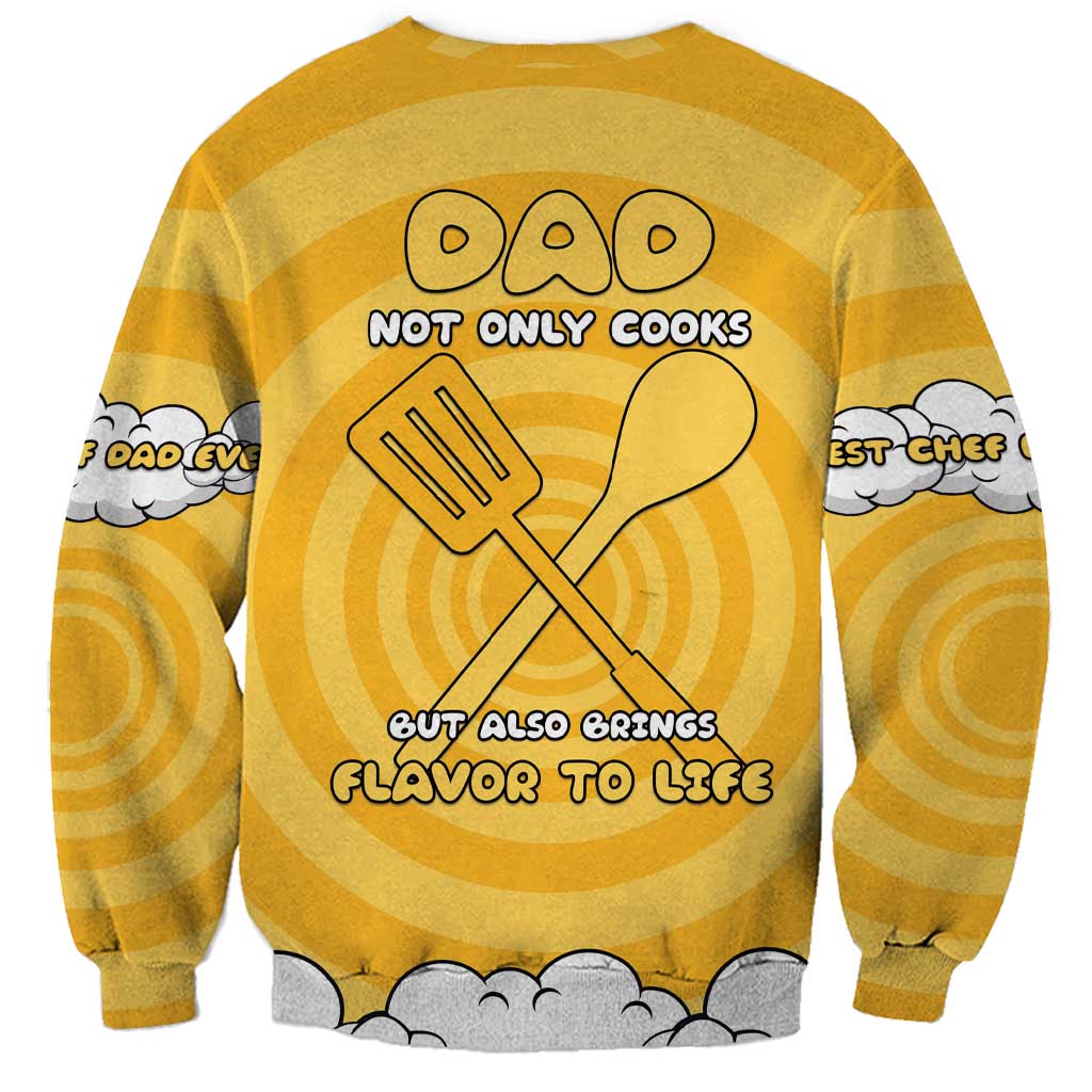 Chef Fathers Day Sweatshirt Dad You're The Master Chef In My Heart