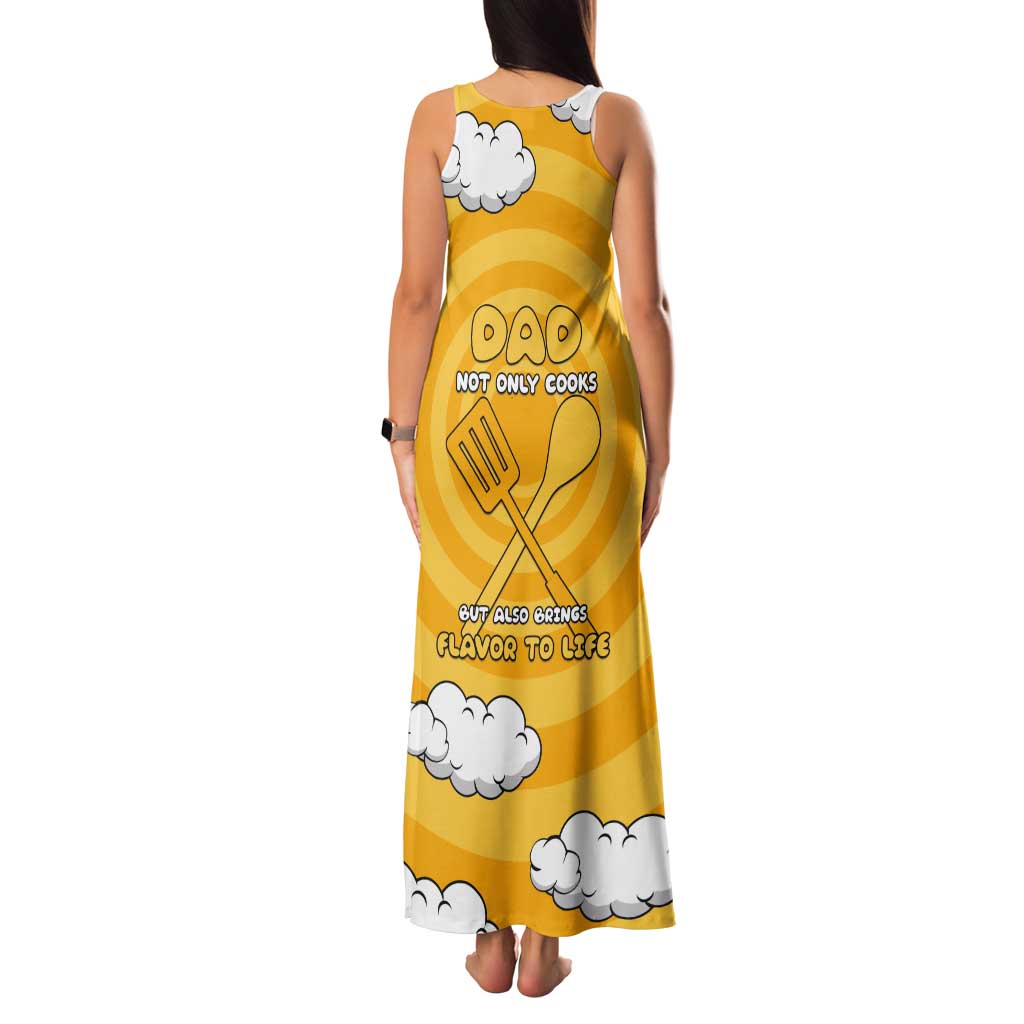 Chef Fathers Day Tank Maxi Dress Dad You're The Master Chef In My Heart