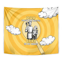 Chef Fathers Day Tapestry Dad You're The Master Chef In My Heart