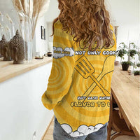 Chef Fathers Day Women Casual Shirt Dad You're The Master Chef In My Heart