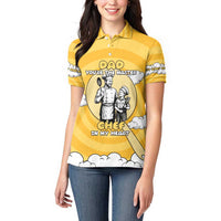 Chef Fathers Day Women Polo Shirt Dad You're The Master Chef In My Heart