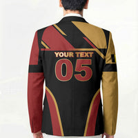 Custom Belgium Football Blazer Bold National Colors With Lion Crest