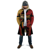 Custom Belgium Football Cloak Bold National Colors With Lion Crest