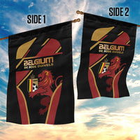 Belgium Football Garden Flag Bold National Colors With Lion Crest