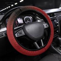Belgium Football Steering Wheel Cover Bold National Colors With Lion Crest