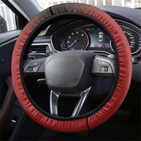Belgium Football Steering Wheel Cover Bold National Colors With Lion Crest