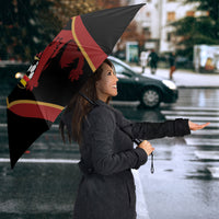 Belgium Football Umbrella Bold National Colors With Lion Crest