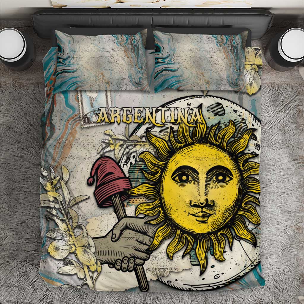 Argentina Bedding Set Sol De Mayo Retro Style - Wonder Print Shop
