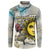 Argentina Button Sweatshirt Sol De Mayo Retro Style - Wonder Print Shop