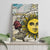 Argentina Canvas Wall Art Sol De Mayo Retro Style - Wonder Print Shop