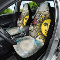 Argentina Car Seat Cover Sol De Mayo Retro Style - Wonder Print Shop