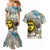 Argentina Couples Matching Mermaid Dress and Hawaiian Shirt Sol De Mayo Retro Style - Wonder Print Shop