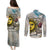 Argentina Couples Matching Puletasi and Long Sleeve Button Shirt Sol De Mayo Retro Style - Wonder Print Shop