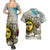 Argentina Couples Matching Summer Maxi Dress and Hawaiian Shirt Sol De Mayo Retro Style - Wonder Print Shop