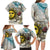 Argentina Family Matching Long Sleeve Bodycon Dress and Hawaiian Shirt Sol De Mayo Retro Style - Wonder Print Shop