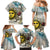 Argentina Family Matching Mermaid Dress and Hawaiian Shirt Sol De Mayo Retro Style - Wonder Print Shop