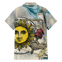 Argentina Family Matching Off The Shoulder Long Sleeve Dress and Hawaiian Shirt Sol De Mayo Retro Style - Wonder Print Shop