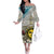 Argentina Family Matching Off The Shoulder Long Sleeve Dress and Hawaiian Shirt Sol De Mayo Retro Style - Wonder Print Shop