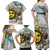 Argentina Family Matching Off Shoulder Maxi Dress and Hawaiian Shirt Sol De Mayo Retro Style - Wonder Print Shop