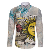 Argentina Family Matching Off Shoulder Short Dress and Hawaiian Shirt Sol De Mayo Retro Style - Wonder Print Shop