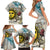 Argentina Family Matching Short Sleeve Bodycon Dress and Hawaiian Shirt Sol De Mayo Retro Style - Wonder Print Shop