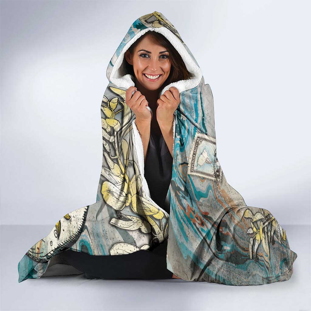 Argentina Hooded Blanket Sol De Mayo Retro Style - Wonder Print Shop