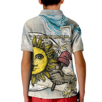 Argentina Kid Polo Shirt Sol De Mayo Retro Style - Wonder Print Shop