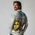 Argentina Long Sleeve Polo Shirt Sol De Mayo Retro Style - Wonder Print Shop