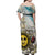 Argentina Off Shoulder Maxi Dress Sol De Mayo Retro Style - Wonder Print Shop