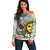 Argentina Off Shoulder Sweater Sol De Mayo Retro Style - Wonder Print Shop