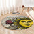 Argentina Round Carpet Sol De Mayo Retro Style - Wonder Print Shop