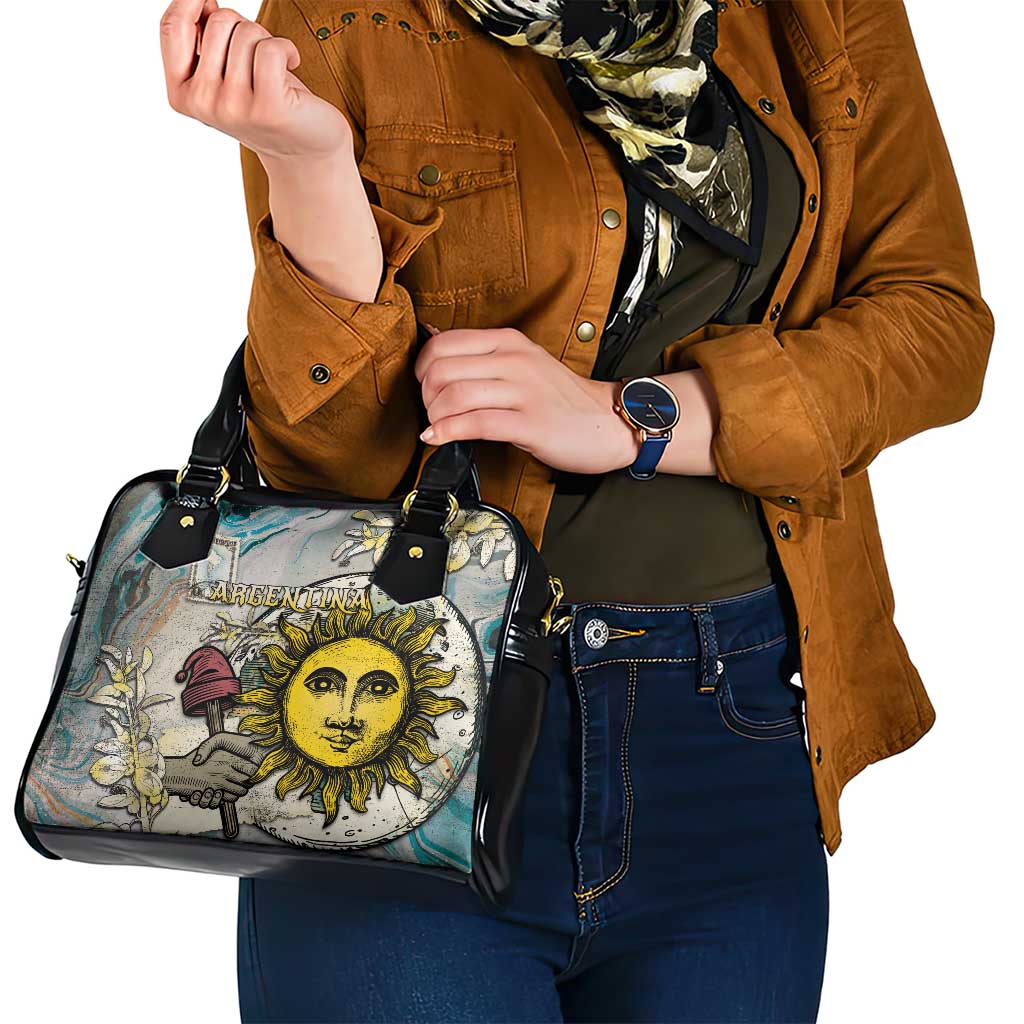 Argentina Shoulder Handbag Sol De Mayo Retro Style - Wonder Print Shop