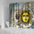 Argentina Shower Curtain Sol De Mayo Retro Style - Wonder Print Shop