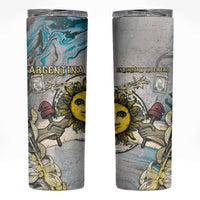 Argentina Skinny Tumbler Sol De Mayo Retro Style - Wonder Print Shop