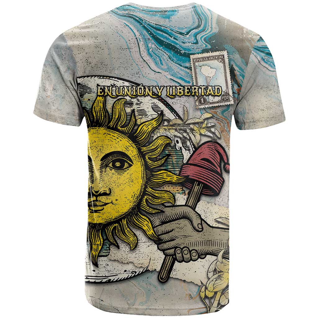 Argentina T Shirt Sol De Mayo Retro Style - Wonder Print Shop