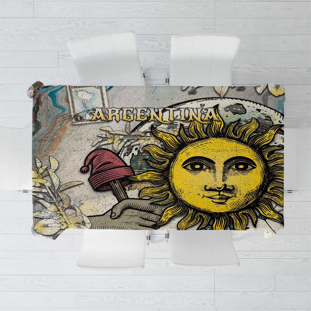 Argentina Tablecloth Sol De Mayo Retro Style - Wonder Print Shop