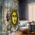 Argentina Window Curtain Sol De Mayo Retro Style - Wonder Print Shop